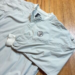 Nike Golf Track Jacket Windbreaker Men's Large Pullover Prairie View 1/4 Button